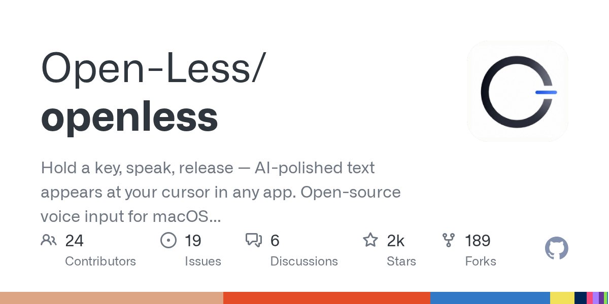 OpenLess 项目预览